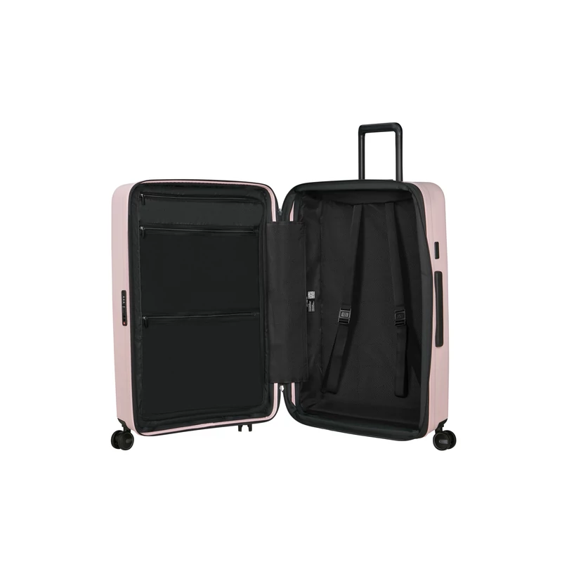 Samsonite Restackd spinner 4-kerekes keményfedeles bővíthető bőrönd 75 x 51 x 29/32 cm, halvány rózsaszín