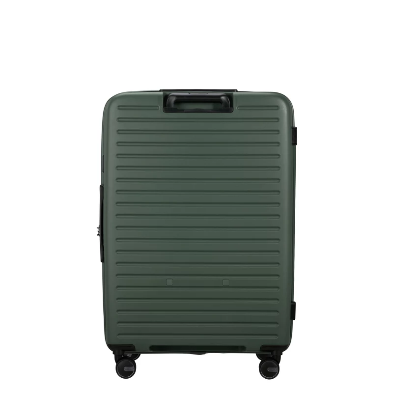 Samsonite Restackd spinner 4-kerekes keményfedeles bővíthető bőrönd 75 x 51 x 29/32 cm, khaki