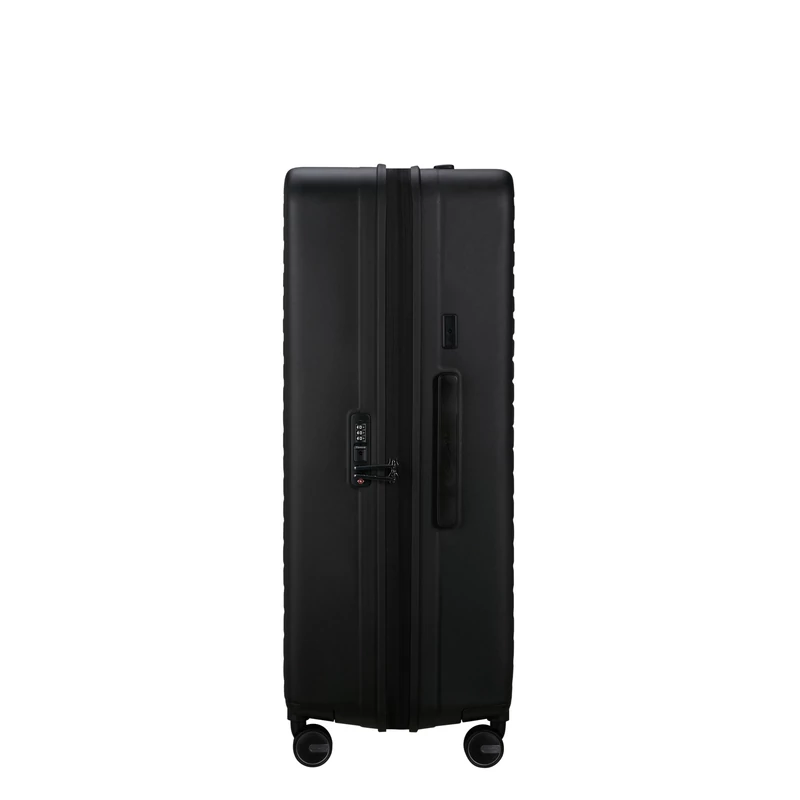 Samsonite Restackd spinner 4-kerekes keményfedeles bővíthető extra nagy bőrönd 81 x 54 x 31/34 cm, fekete