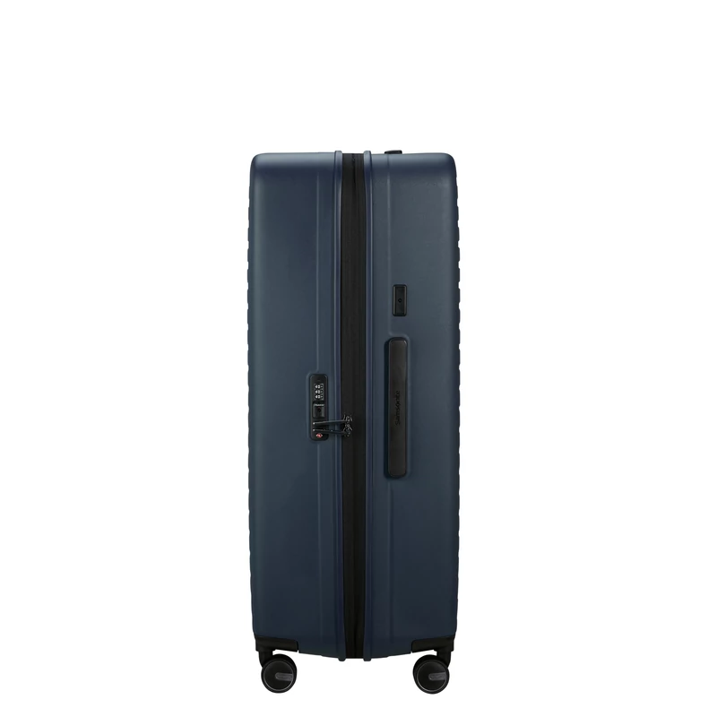 Samsonite Restackd spinner 4-kerekes keményfedeles bővíthető extra nagy bőrönd 81 x 54 x 31/34 cm, sötétkék