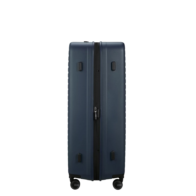 Samsonite Restackd spinner 4-kerekes keményfedeles bővíthető extra nagy bőrönd 81 x 54 x 31/34 cm, sötétkék