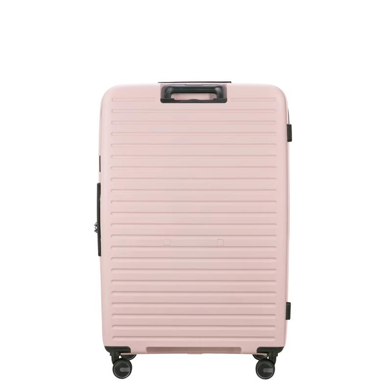 Samsonite Restackd spinner 4-kerekes keményfedeles bővíthető extra nagy bőrönd 81 x 54 x 31/34 cm, halvány rózsaszín
