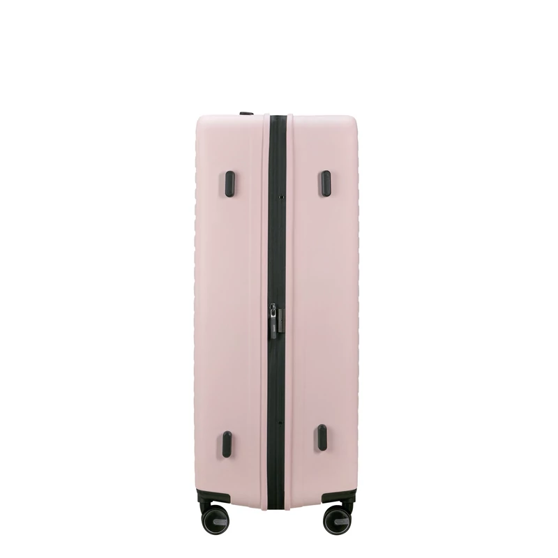 Samsonite Restackd spinner 4-kerekes keményfedeles bővíthető extra nagy bőrönd 81 x 54 x 31/34 cm, halvány rózsaszín
