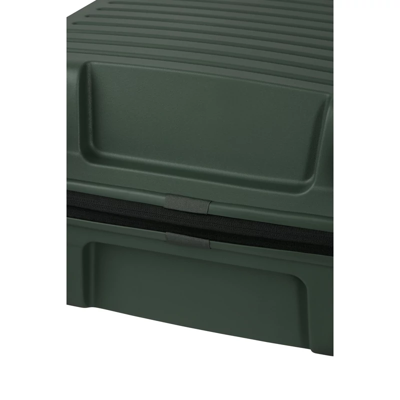 Samsonite Restackd spinner 4-kerekes keményfedeles bővíthető extra nagy bőrönd 81 x 54 x 31/34 cm, khaki