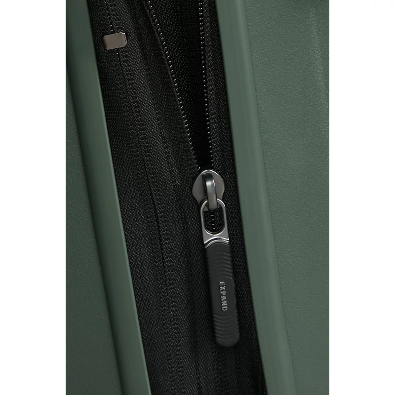 Samsonite Restackd spinner 4-kerekes keményfedeles bővíthető extra nagy bőrönd 81 x 54 x 31/34 cm, khaki