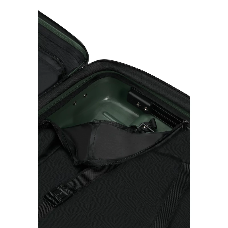 Samsonite Restackd spinner 4-kerekes keményfedeles bővíthető extra nagy bőrönd 81 x 54 x 31/34 cm, khaki