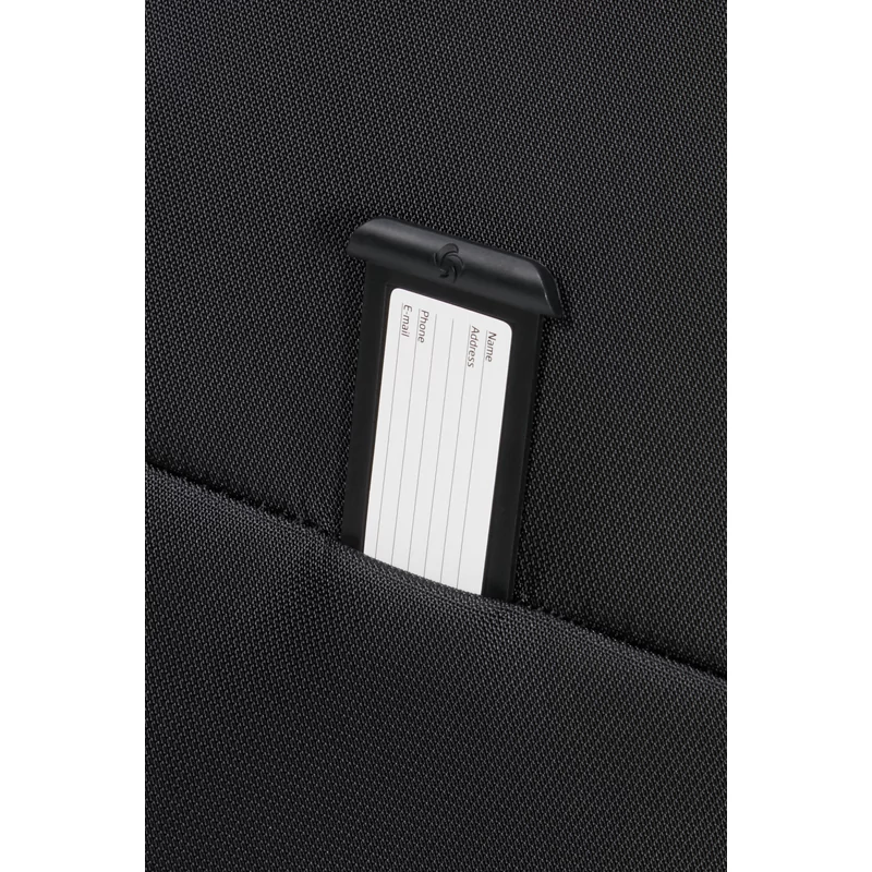 Samsonite Urbify spinner 4-kerekes bővíthető kabin bőrönd 55 x 40 x 23/26 cm, fekete