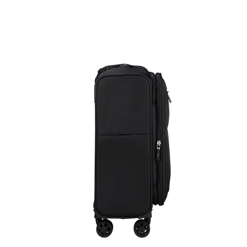 Samsonite Urbify spinner 4-kerekes bővíthető kabin bőrönd 55 x 40 x 23/26 cm, fekete