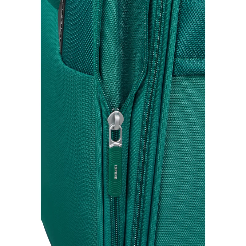 Samsonite Urbify spinner 4-kerekes bővíthető kabin bőrönd 55 x 40 x 23/26 cm, zöld