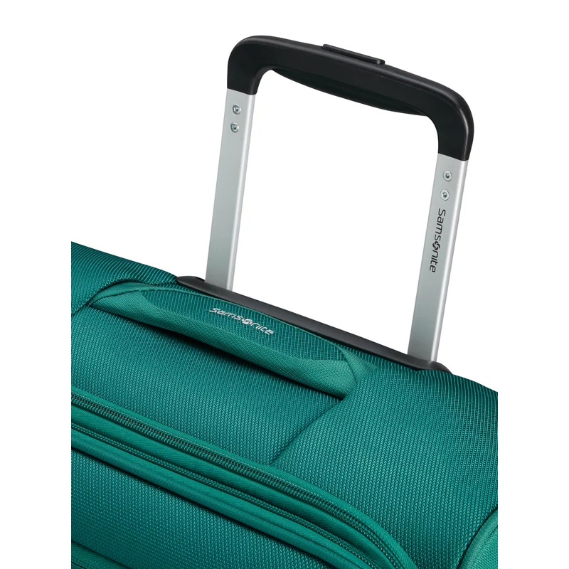 Samsonite Urbify spinner 4-kerekes bővíthető kabin bőrönd 55 x 40 x 23/26 cm, zöld