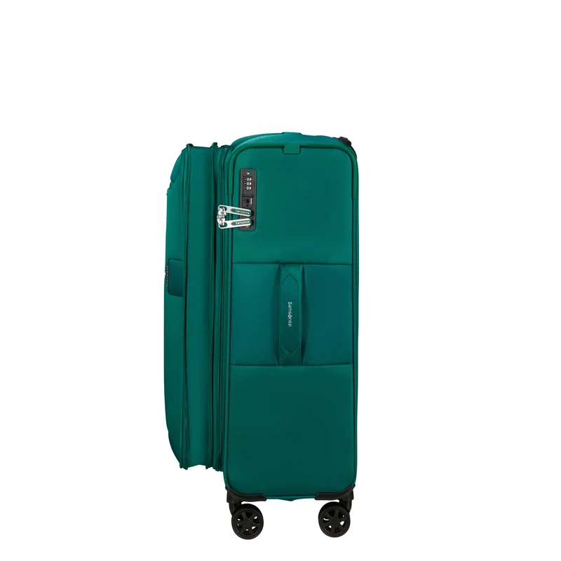 Samsonite Urbify spinner 4-kerekes bővíthető bőrönd 68 x 43 x 27/31 cm, zöld