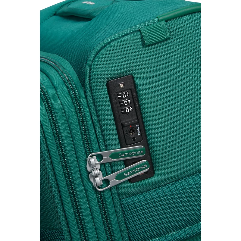 Samsonite Urbify spinner 4-kerekes bővíthető bőrönd 68 x 43 x 27/31 cm, zöld