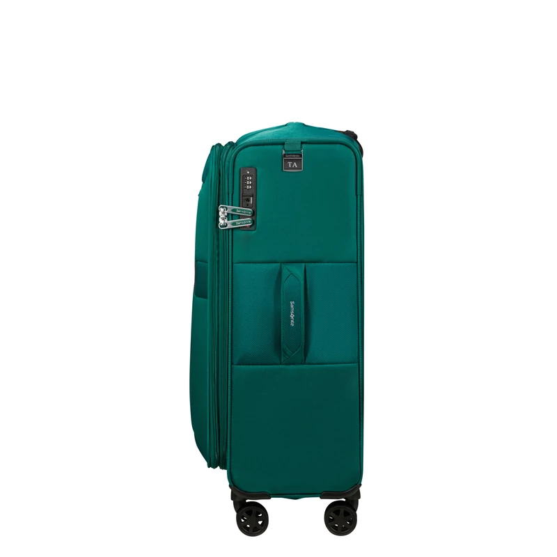 Samsonite Urbify spinner 4-kerekes bővíthető bőrönd 68 x 43 x 27/31 cm, zöld