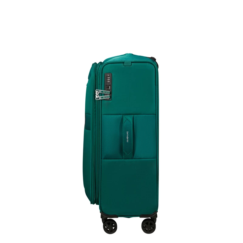 Samsonite Urbify spinner 4-kerekes bővíthető bőrönd 68 x 43 x 27/31 cm, zöld