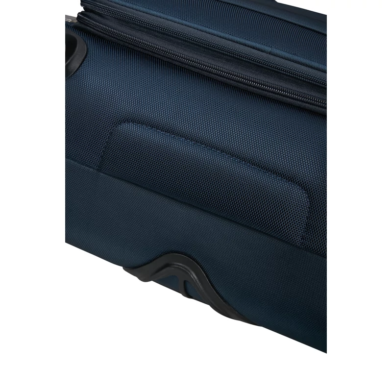 Samsonite Urbify spinner 4-kerekes bővíthető bőrönd 78 x 48 x 30/34 cm, söttékék
