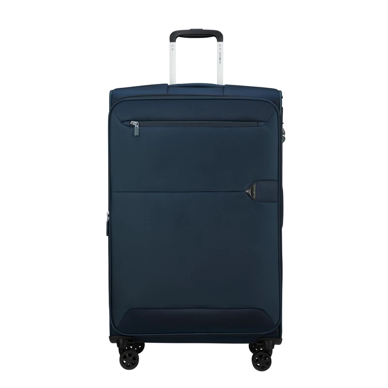 Samsonite Urbify spinner 4-kerekes bővíthető bőrönd 78 x 48 x 30/34 cm, söttékék