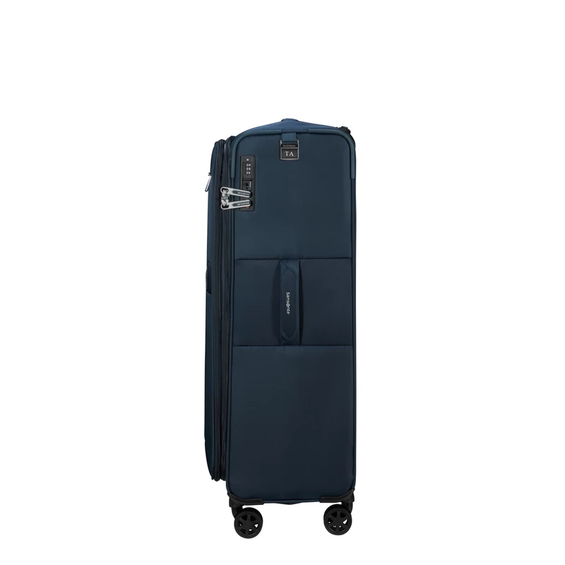 Samsonite Urbify spinner 4-kerekes bővíthető bőrönd 78 x 48 x 30/34 cm, söttékék