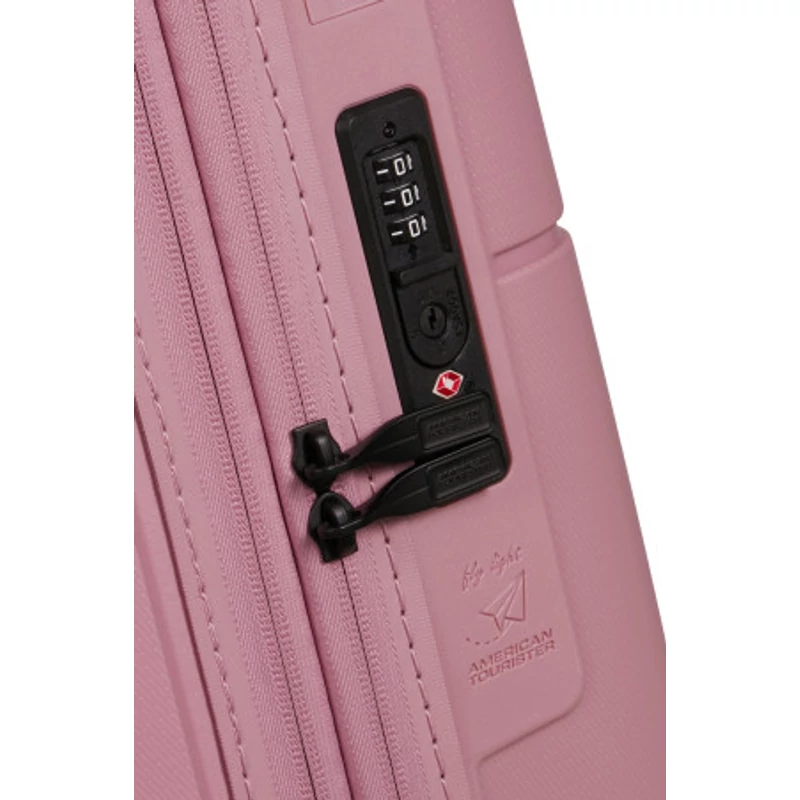 American Tourister Dashpop 4-kerekes keményfedeles bővíthető kabin bőrönd 55x40x20/23 cm, rózsaszín