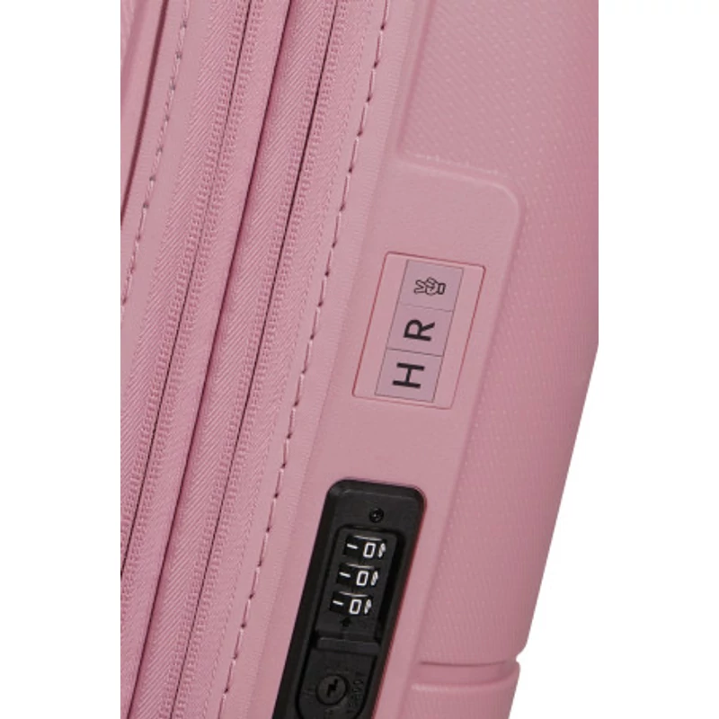 American Tourister Dashpop 4-kerekes keményfedeles bővíthető bőrönd 77 x 50 x 30/33 cm, rózsaszín