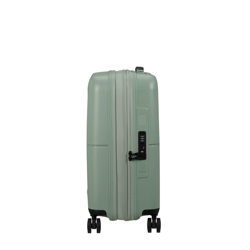 American Tourister Dashpop 4-kerekes keményfedeles bővíthető kabin bőrönd 55x40x20/23 cm, jeges zöld