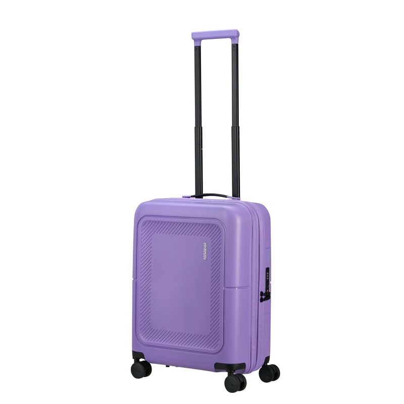 American Tourister Dashpop 4-kerekes keményfedeles bővíthető kabin bőrönd 55x40x20/23 cm, lila