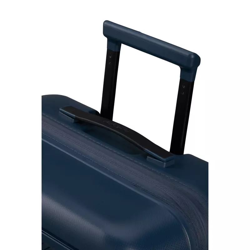 American Tourister Dashpop 4-kerekes keményfedeles bővíthető bőrönd 77 x 50 x 30/33 cm, sötétkék