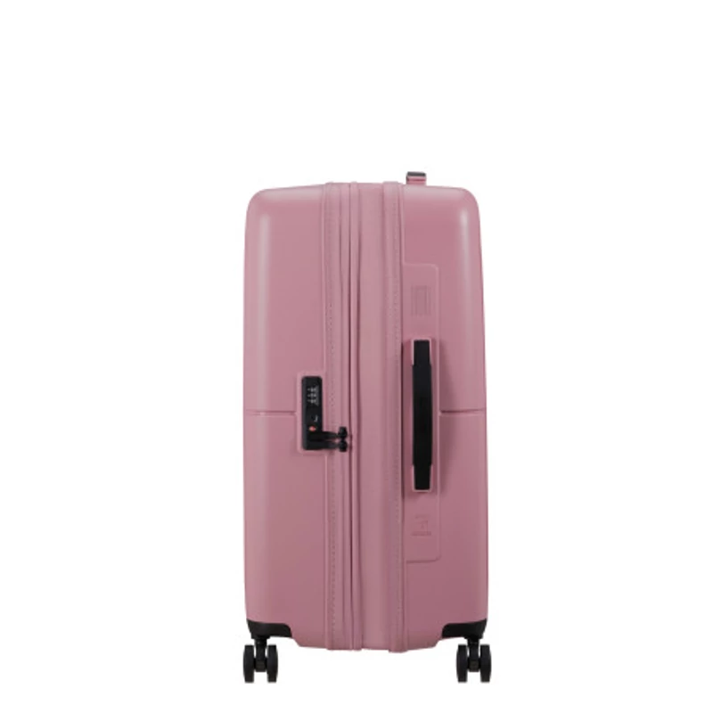 American Tourister Dashpop 4-kerekes keményfedeles bővíthető bőrönd 67 x 45 x 28/32 cm, rózsaszín
