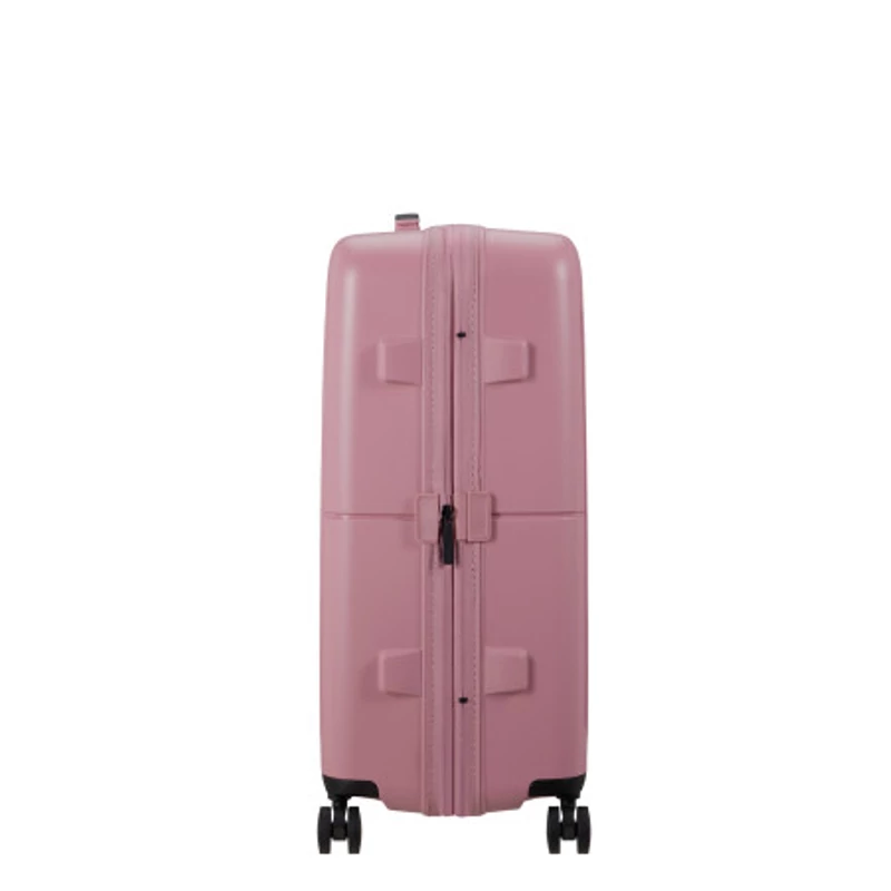 American Tourister Dashpop 4-kerekes keményfedeles bővíthető bőrönd 67 x 45 x 28/32 cm, rózsaszín