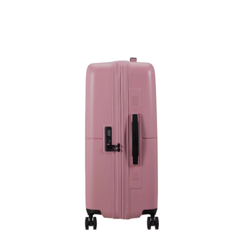 American Tourister Dashpop 4-kerekes keményfedeles bővíthető bőrönd 67 x 45 x 28/32 cm, rózsaszín