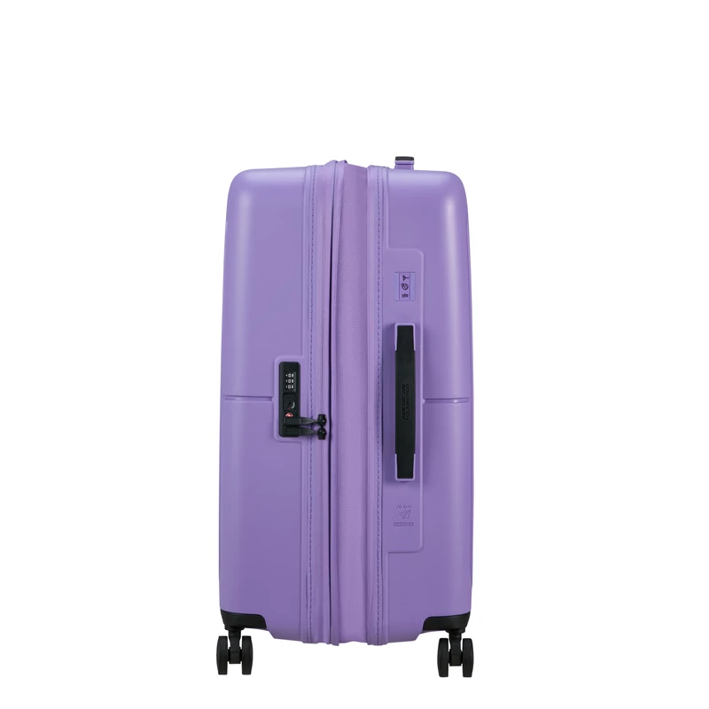 American Tourister Dashpop 4-kerekes keményfedeles bővíthető bőrönd 67 x 45 x 28/32 cm, lila