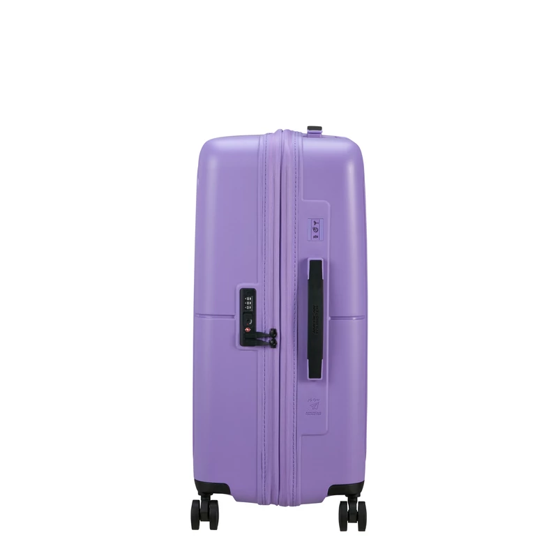 American Tourister Dashpop 4-kerekes keményfedeles bővíthető bőrönd 67 x 45 x 28/32 cm, lila