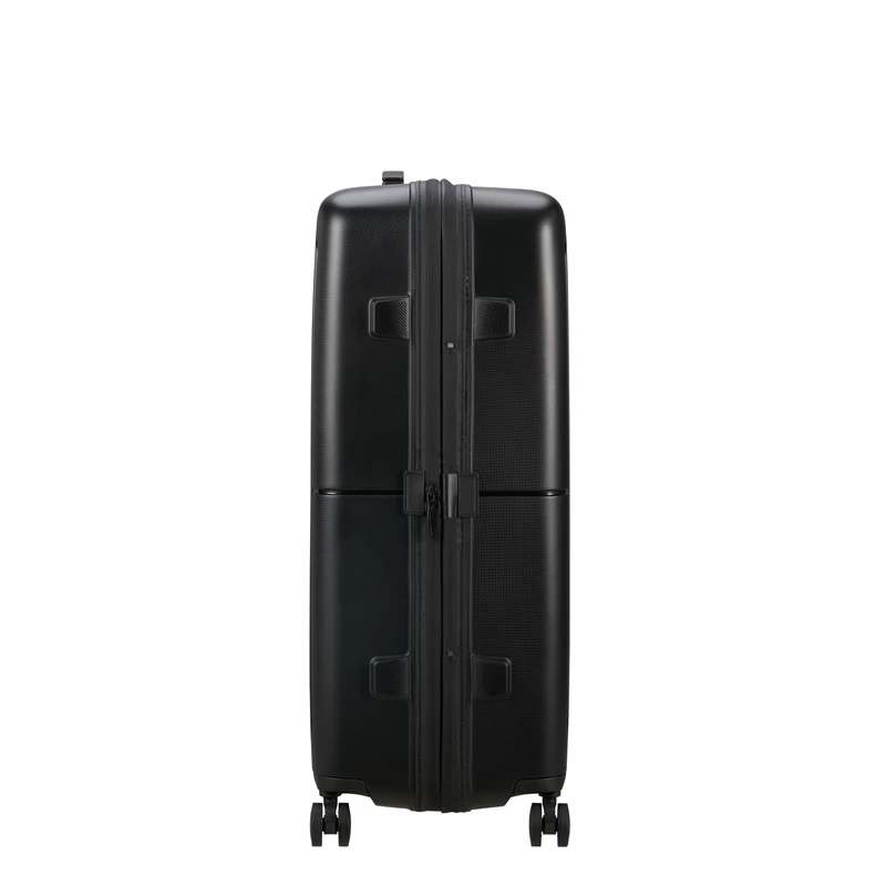 American Tourister Dashpop 4-kerekes keményfedeles bővíthető bőrönd 77 x 50 x 30/33 cm, fekete
