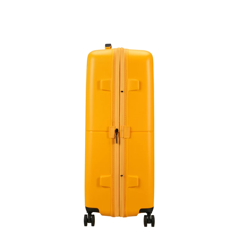 American Tourister Dashpop 4-kerekes keményfedeles bővíthető bőrönd 77 x 50 x 30/33 cm, sárga