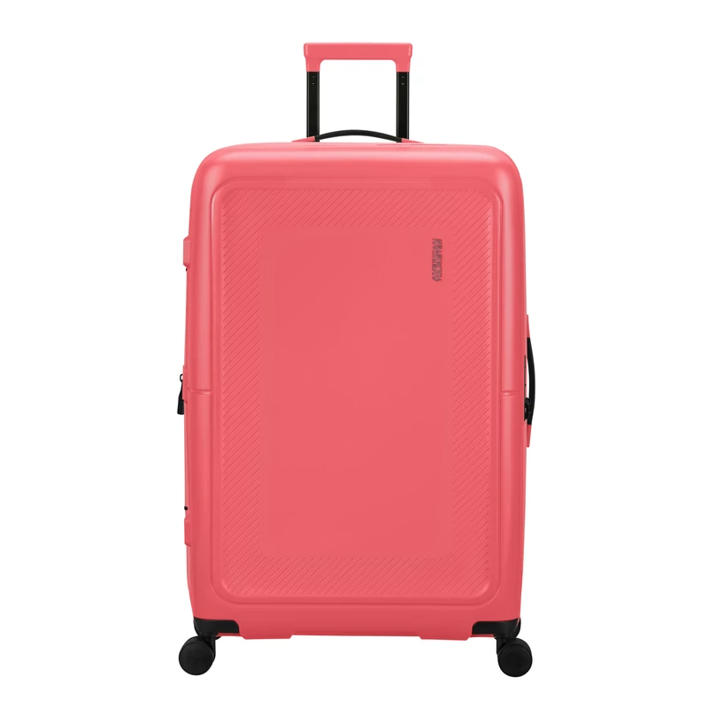 American Tourister Dashpop 4-kerekes keményfedeles bővíthető bőrönd 77 x 50 x 30/33 cm, málna