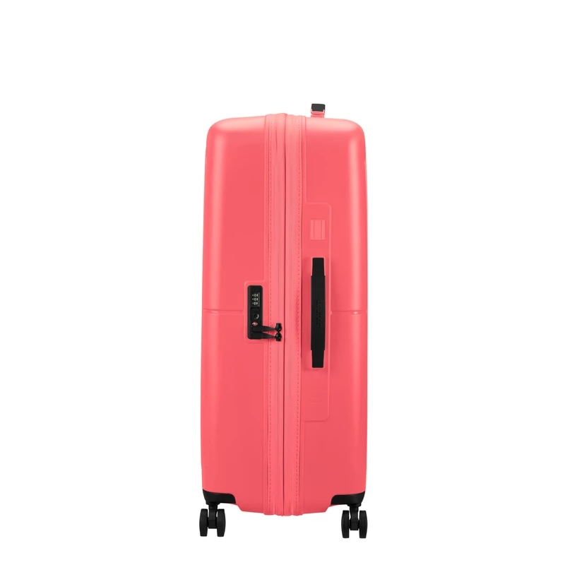 American Tourister Dashpop 4-kerekes keményfedeles bővíthető bőrönd 77 x 50 x 30/33 cm, málna