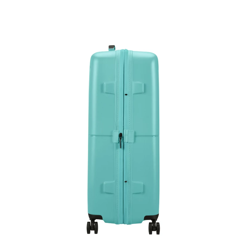American Tourister Dashpop 4-kerekes keményfedeles bővíthető bőrönd 77 x 50 x 30/33 cm, világos türkiz