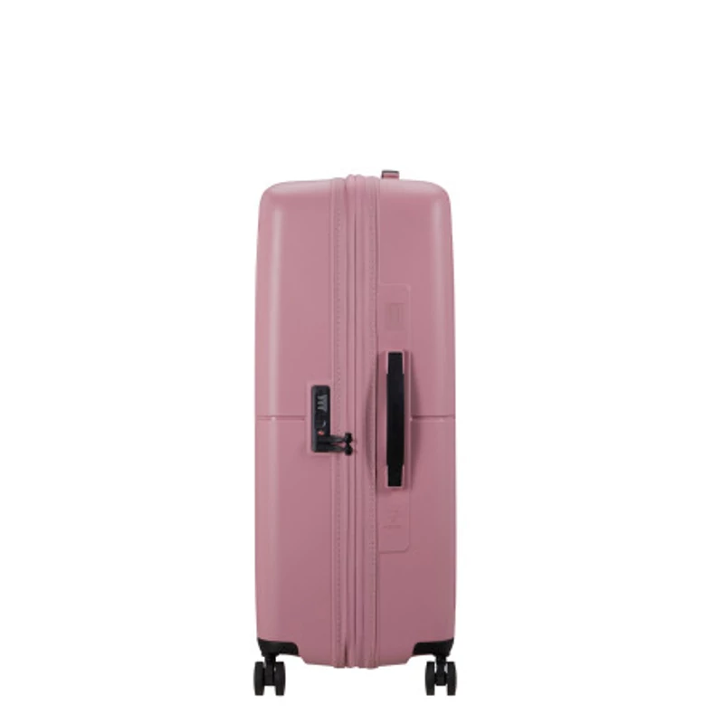 American Tourister Dashpop 4-kerekes keményfedeles bővíthető bőrönd 77 x 50 x 30/33 cm, rózsaszín