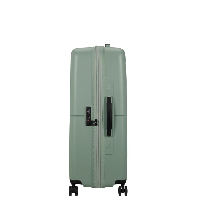 American Tourister Dashpop 4-kerekes keményfedeles bővíthető bőrönd 77 x 50 x 30/33 cm, jeges zöld