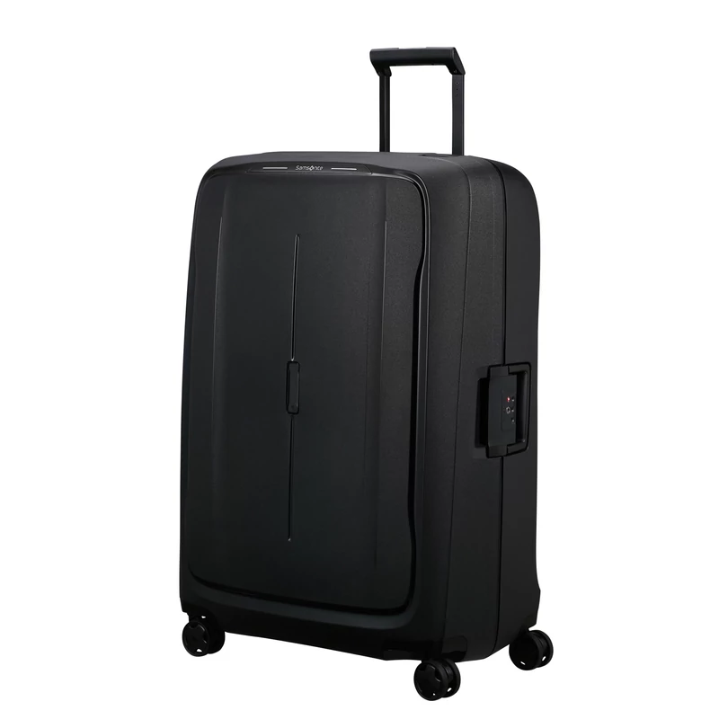 Samsonite Essens spinner 4-kerekes keményfedeles extra nagy bőrönd  81 x 56 x 34 cm, fekete