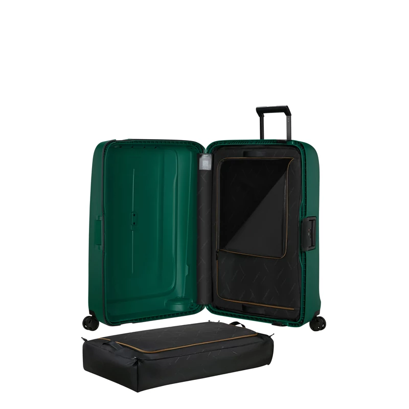 Samsonite Essens spinner 4-kerekes keményfedeles extra nagy bőrönd  81 x 56 x 34 cm, zöld