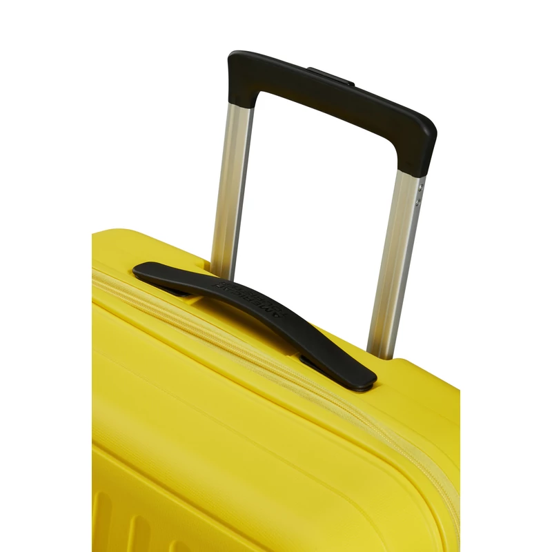 American Tourister Rejoy 4-kerekes keményfedeles bőrönd 68 x 47 x 26 cm, sárga