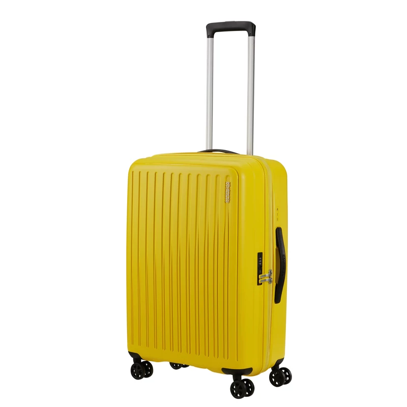 American Tourister Rejoy 4-kerekes keményfedeles bőrönd 68 x 47 x 26 cm, sárga