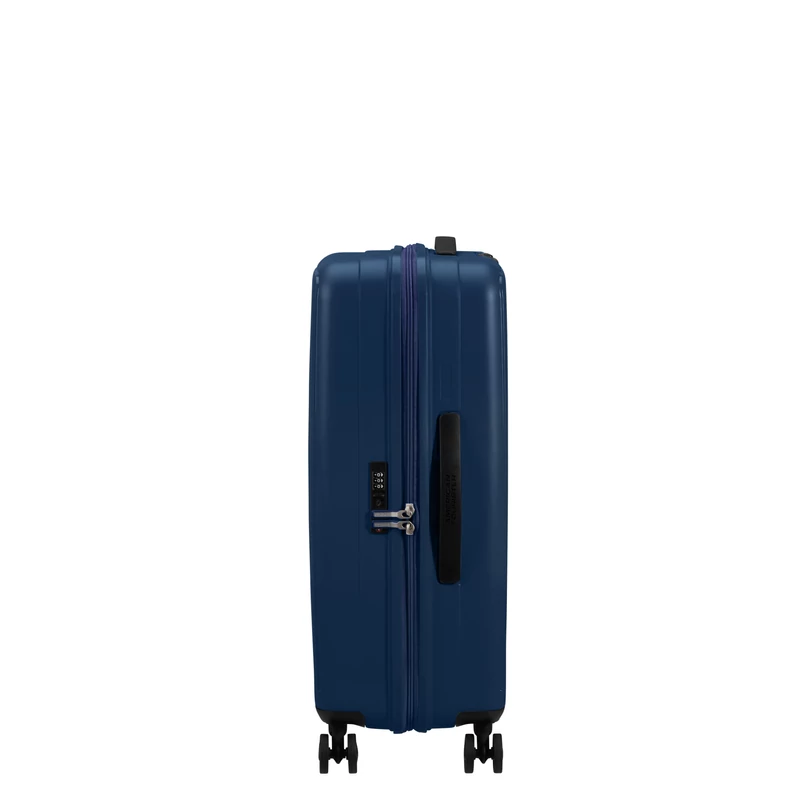 American Tourister Rejoy 4-kerekes keményfedeles bőrönd 68 x 47 x 26 cm, sötétkék