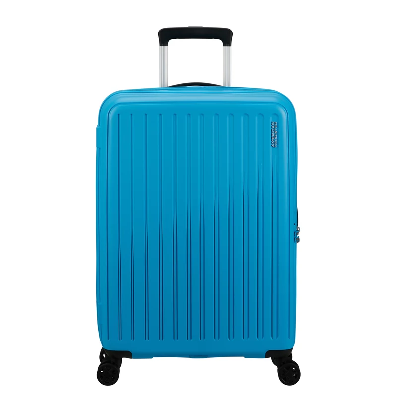 American Tourister Rejoy 4-kerekes keményfedeles bőrönd 68 x 47 x 26 cm, világos kék