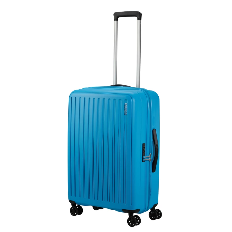 American Tourister Rejoy 4-kerekes keményfedeles bőrönd 68 x 47 x 26 cm, világos kék