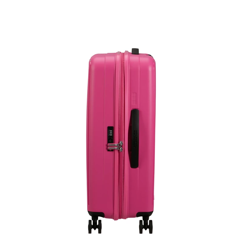 American Tourister Rejoy 4-kerekes keményfedeles bőrönd 68 x 47 x 26 cm, pink