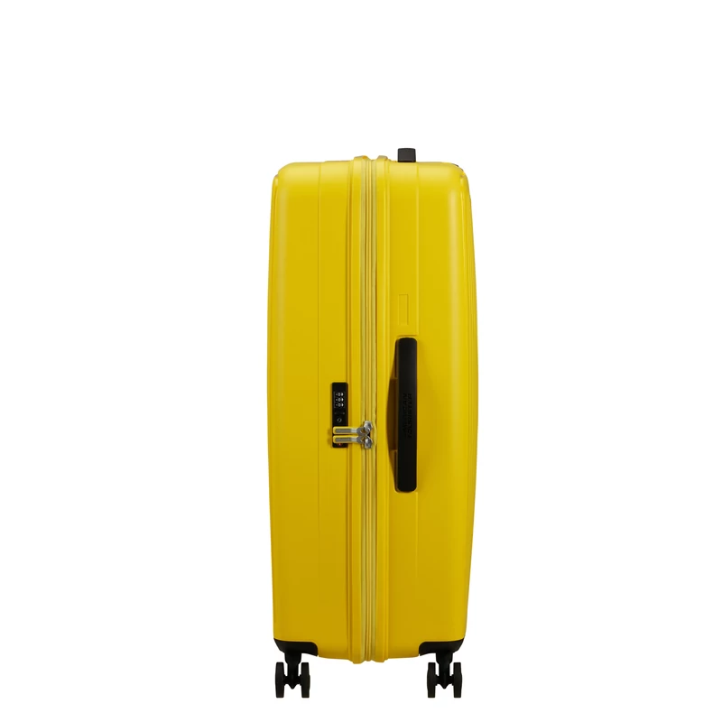 American Tourister Rejoy 4-kerekes keményfedeles bőrönd 77 x 51 x 30 cm, sárga