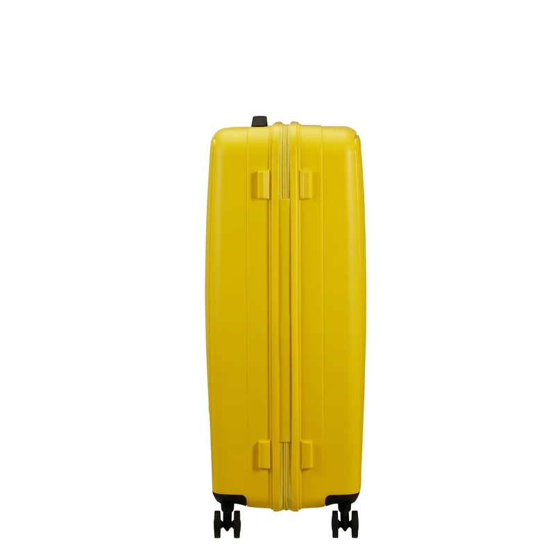 American Tourister Rejoy 4-kerekes keményfedeles bőrönd 77 x 51 x 30 cm, sárga