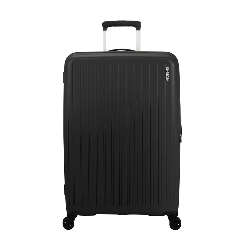 American Tourister Rejoy 4-kerekes keményfedeles bőrönd 77 x 51 x 30 cm, fekete