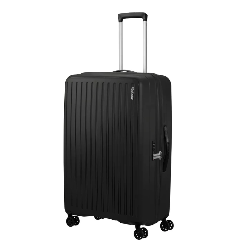 American Tourister Rejoy 4-kerekes keményfedeles bőrönd 77 x 51 x 30 cm, fekete